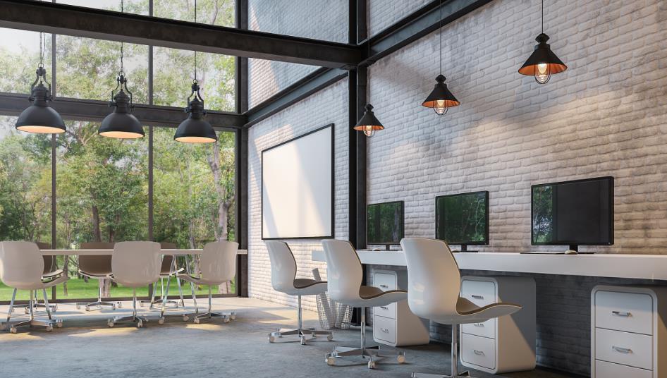 上海流行的工業(yè)風(fēng)辦公室設(shè)計(jì),辦公室無(wú)吊頂如何做隔斷設(shè)計(jì)？